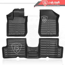 کفپوش سه بعدی رنو L90 چرمی بابل کارپت مشکی