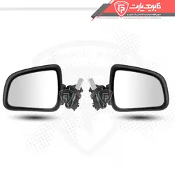 آیینه رنو ساندرو برقی - با فلاپ رنگی نقره ایی - دست کامل