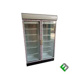 یخچال ویترینی دو درب لولایی عرض ۱۲۰ سبلان فدک بازار