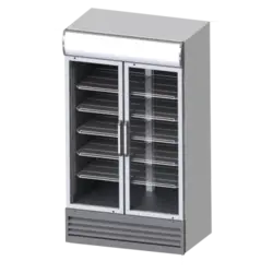 یخچال ویترینی مدل ZRS2-940H دو درب لولایی عرض 100 زاگرس
