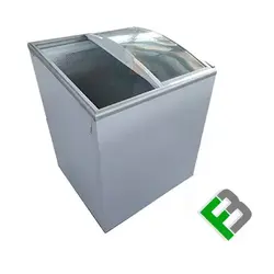 فریزر صندوقی تک درب استیل نگیر ۲۶۰ لیتری شیشه دار