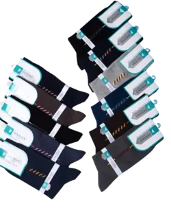 جوراب مردانه پنبه ساقدار نانو فانتینو