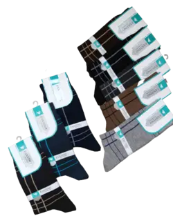 جوراب مردانه پنبه ساقدار نانو فانتینو