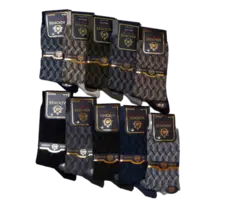 جوراب مردانه ساقدار پنبه دوفس لاکچری