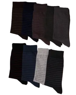 جوراب مردانه ساقدار پنبه دوفس لاکچری