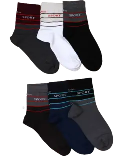 جوراب مردانه پنبه نیم ساق