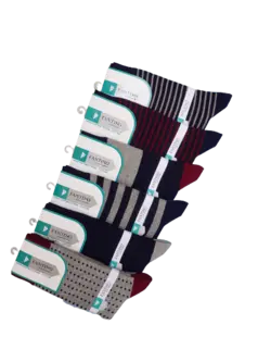 جوراب مردانه پنبه ساقدار نانو فانتینو