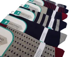 جوراب مردانه پنبه ساقدار نانو فانتینو