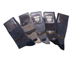 جوراب مردانه ساقدار پنبه دوفس لاکچری