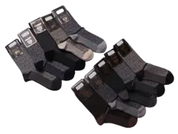 جوراب مردانه ساقدار پنبه دوفس لاکچری