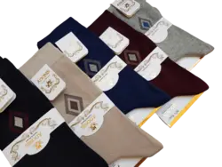 جوراب مردانه پنبه ساقدار نانو