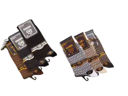 جوراب مردانه ساقدار پنبه دوفس لاکچری