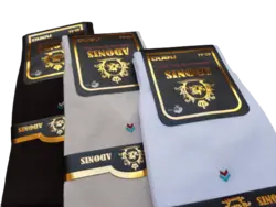 جوراب مردانه ساقدار پنبه دوفس لاکچری