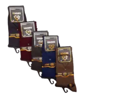 جوراب مردانه ساقدار پنبه دوفس لاکچری