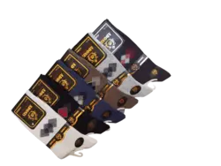 جوراب مردانه ساقدار پنبه دوفس لاکچری