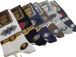 جوراب مردانه ساقدار پنبه دوفس لاکچری