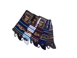 جوراب مردانه ساقدار پنبه دوفس لاکچری