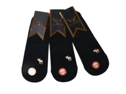 جوراب کالج مردانه پنبه گلدوزی