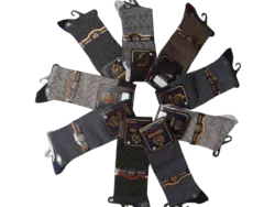 جوراب مردانه ساقدار پنبه دوفس لاکچری