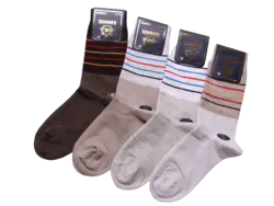 جوراب مردانه ساقدار پنبه دوفس لاکچری