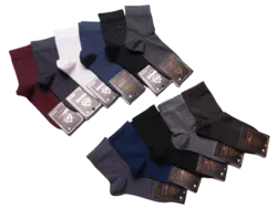 جوراب مردانه پنبه نیم ساق