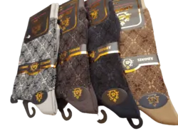 جوراب مردانه ساقدار پنبه دوفس لاکچری