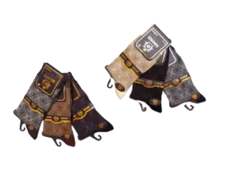 جوراب مردانه ساقدار پنبه دوفس لاکچری