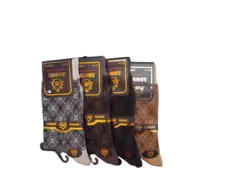 جوراب مردانه ساقدار پنبه دوفس لاکچری