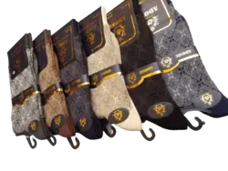 جوراب مردانه ساقدار پنبه دوفس لاکچری