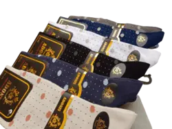 جوراب مردانه ساقدار پنبه دوفس لاکچری