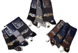 جوراب مردانه ساقدار پنبه دوفس لاکچری