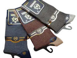 جوراب مردانه ساقدار پنبه دوفس لاکچری