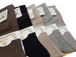 جوراب مردانه پنبه ساقدار نانو