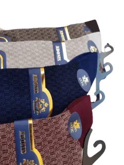 جوراب مردانه ساقدار پنبه دوفس لاکچری