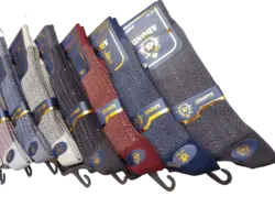 جوراب مردانه ساقدار پنبه دوفس لاکچری