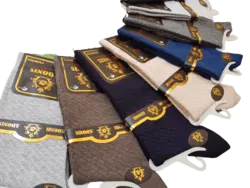 جوراب مردانه ساقدار پنبه دوفس لاکچری