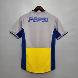 لباس کلاسیک بوکا جونیورز 2003-2002 کیت سوم