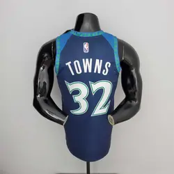 لباس آبی مینه سوتا تیمبرولوز سیتی ادیشن ویژه 75 سالگی NBA