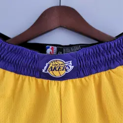 شورت زرد لس آنجلس لیکرز ویژه 75 سالگی NBA