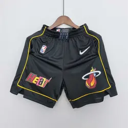 شورت مشکی میامی هیت ویژه 75 سالگی NBA