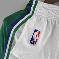 شورت سفید دالاس ماوریکس 75 سالگی NBA