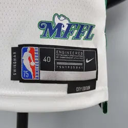 لباس سفید دالاس ماوریکس سیتی ادیشن ویژه ۷۵ سالگی NBA