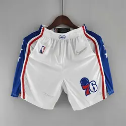 شورت سفید فیلادلفیا سونی سیکسرز 75 سالگی NBA