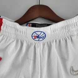 شورت سفید فیلادلفیا سونی سیکسرز 75 سالگی NBA
