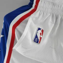 شورت سفید فیلادلفیا سونی سیکسرز 75 سالگی NBA