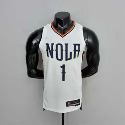 لباس سفید نیو اورلینز پلیکانز سیتی ادیشن ویژه 75 سالگی NBA