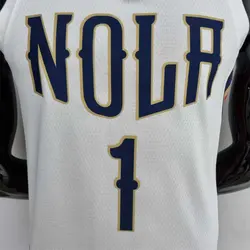 لباس سفید نیو اورلینز پلیکانز سیتی ادیشن ویژه 75 سالگی NBA