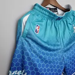 شورت آبی شارلوت هورنتس ویژه 75 سالگی NBA