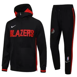 ست گرمکن هودی پورتلند تریل بلیزرز مشکی