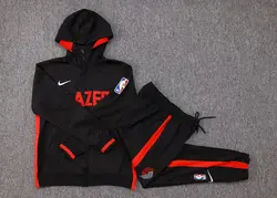 ست گرمکن هودی پورتلند تریل بلیزرز مشکی